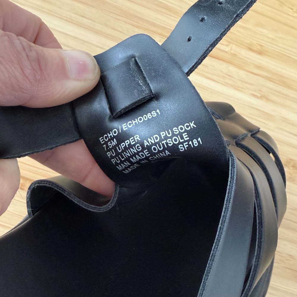 Steve Madden Echo Strappy Platform Fisherman Y2k … - image 8